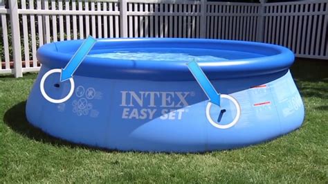 Intex Kit Complet Piscine Gonflable Autoportante 457 Mx 107 M