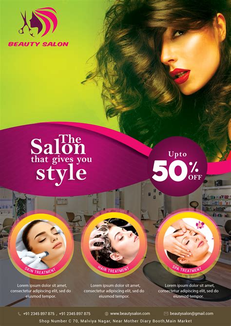 Pikbest have found 99139 free beauty flyer templates of poster,flyer,card and brochure editable and printable. Beauty Salon Flyer Free PSD | FreedownloadPSD.com