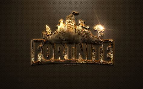 1920x1080px 1080p Free Download Fortnite Golden Logo Creative
