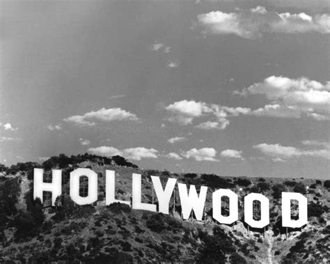 Hollywood Historic Photos Hollywood Sign 1950 2
