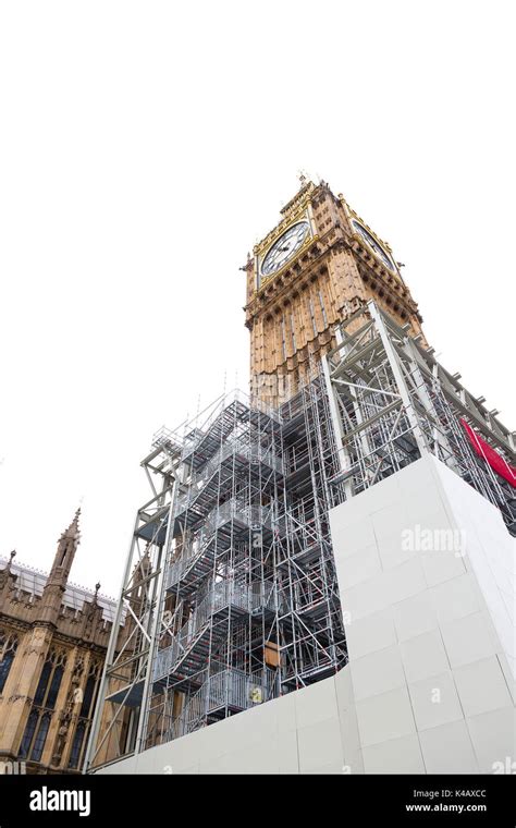 Big Ben Surrounded By Scaffolding Hi Res Stock Photography And Images