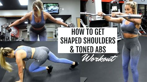 Shaped Shoulders And Toned Abs Shoulders And Core Workout Youtube