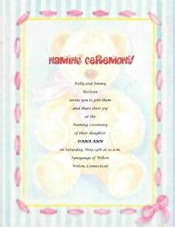 Get multiple quotes within 24 hours! Free Baby Naming Ceremony Templates, Clip Art & Wording ...