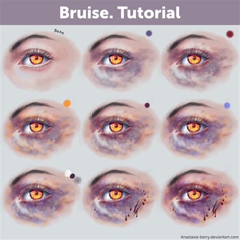 How To Draw Bruises Howtofg