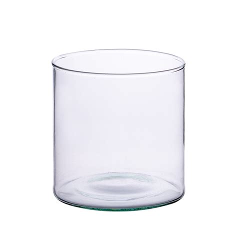 Glass Cylinder Vase H20cm D175cm Vases Cylinder Vases