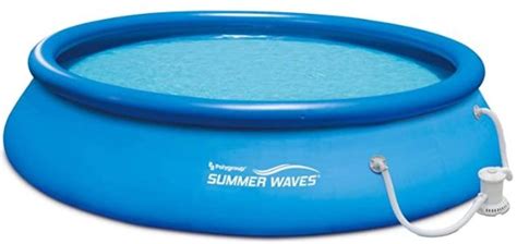 Summer Waves 15ft X 36in Quick Set Inflatable Above Ground Swimming Pool With Filter Pump