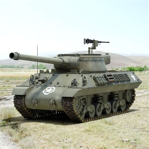 Ww2 M36 Jackson Tank Destroyer 3d Model