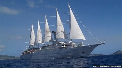 Worlds Largest Sailing Ship Visits The Isle Of Man Bbc News