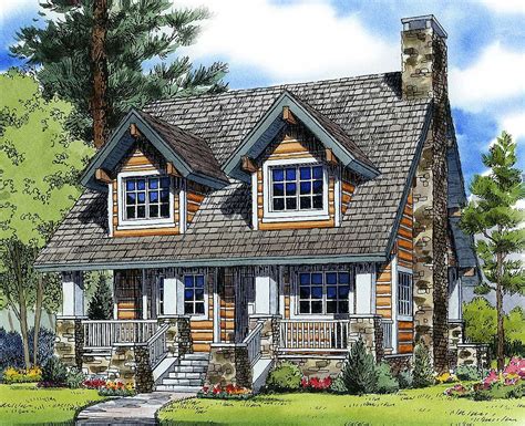 Mountain Cabin Plan 11528kn 1st Floor Master Suite Cad Available