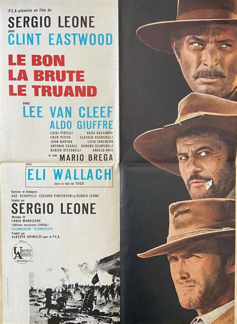 The Good The Bad And The Ugly 1966 24x32 French Poster