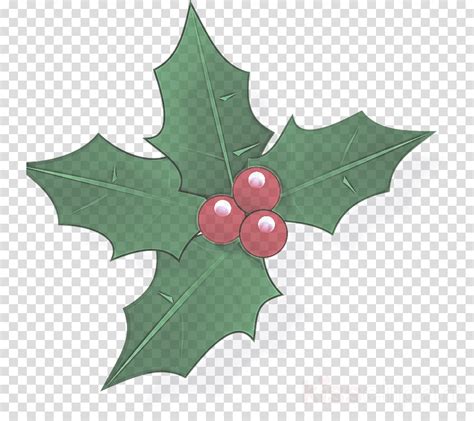 Holly Clipart Holly Leaf American Holly Transparent Clip Art