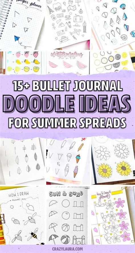 15 Best Summer Bullet Journal Doodles For Inspiration Artofit