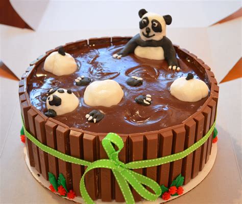 Panda Cake Tortas Postres Navideños Pasteles Divertidos