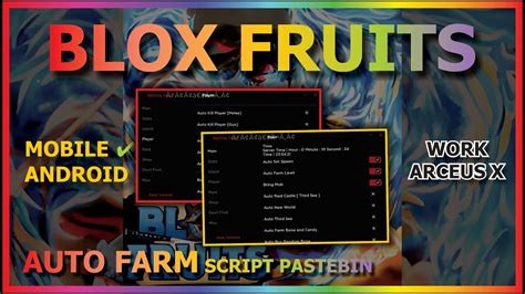 BLOX FRUITS Script Mobile AUTO FARM FRUIT MASTERY AUTO RAID AIM