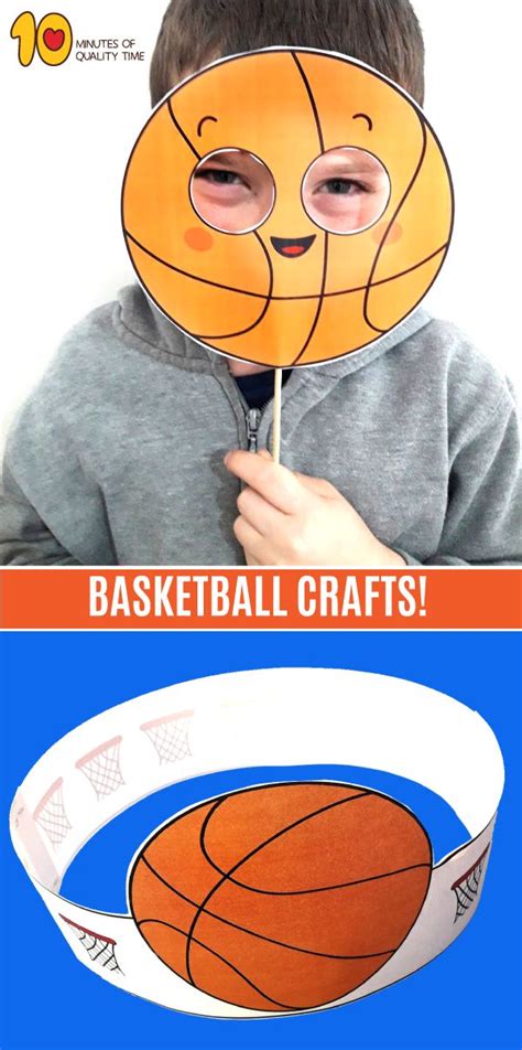 Basketball Crafts Basketball Crafts Fun Activities For Kids Crafts