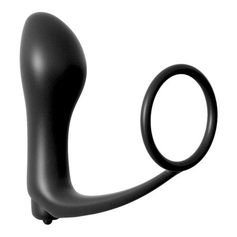 Anal Fantasy Ass Gasm Cockring Vibrating Plug Black Sex Toys