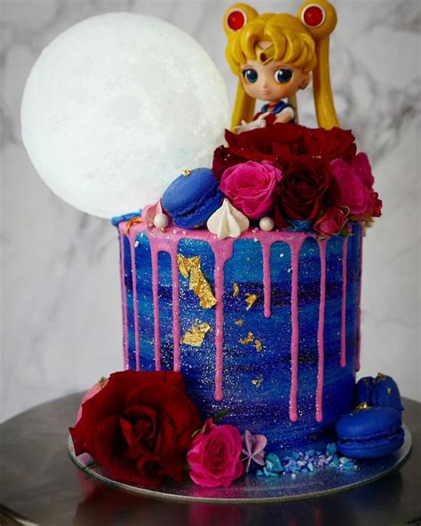 Sailor Moon Cake Sailor Moon Cakes Sailor Moon Party Sailor Moon Birthday Birthday Party