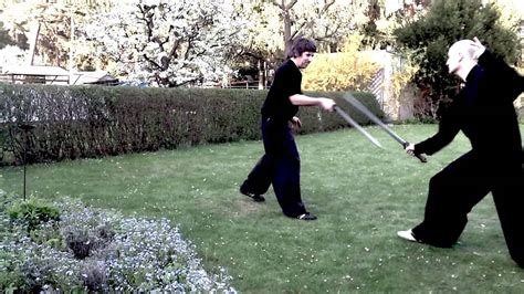 Tang Lang Sword Basic Drills Chinese Swordfencing Schwert Anwendungen Bungen Youtube