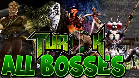 Turok Dinosaur Hunter Remastered All Bosses Youtube