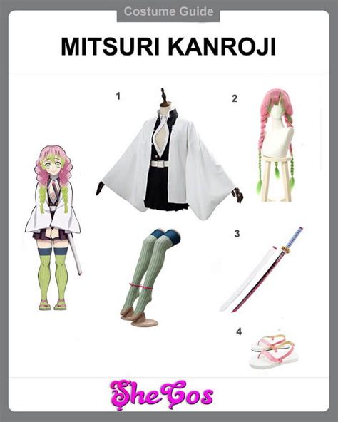 Your Full Guide To Dress As Mitsuri Kanroji Of Demon Slayer Shecos