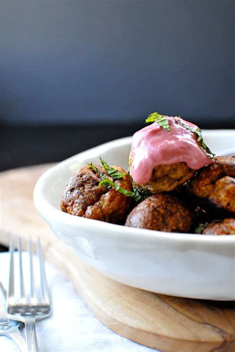 Roasted Turkey Meatballs W Cranberry Mustard Sauce The Pig Quill