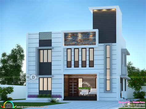 Bedrooms Sq Ft Duplex Modern Home Design Kerala Home Design