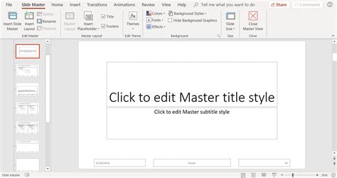 How To Use Powerpoint Slide Master Layouts