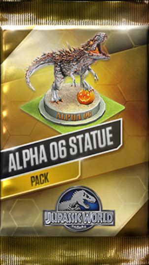 Alpha 06 Statue Pack Jurassic World The Game Wiki Fandom