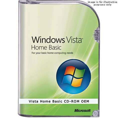 Microsoft Windows Vista Home Basic Edition Cd Rom 66g00544