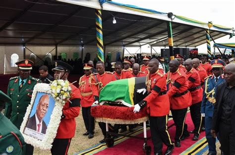 Former Leaders Pay Tribute As Tanzanias John Magufuli Laid To Rest