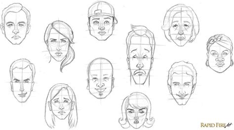 Learn How To Draw A Face In 8 Easy Steps Beginners Face Drawing