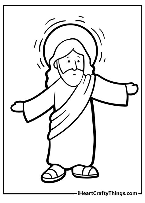 Jesus Coloring Pages Free Printable Jules Barfield