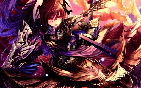 Blood Of Bahamut Action Anime Rpg Fondos De Pantalla Gratis Para