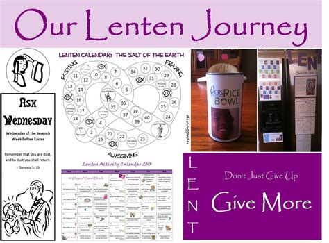 Printable Lenten Journey Pathway For Children Lenten Activities Lent