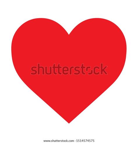 Red Heart Icon Design Element Logo Stock Vector Royalty Free 1514574575