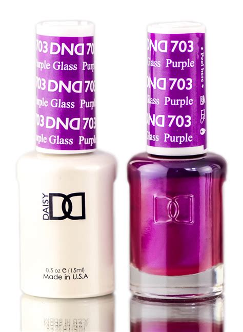Daisy DND Purples Soak Off GEL POLISH DUO All In One Gel Lacquer