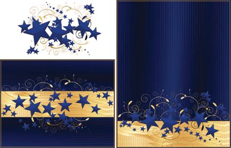 Here at wallpaper sales we are one of the uk's leading online wallpaper and fabric retailers. Navy Blue And Gold Stars Background Design Set Stock ...