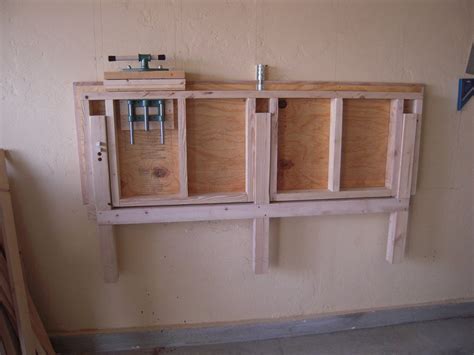 How To Build A Fold Updown Workbench Garage Work Bench Fold Down