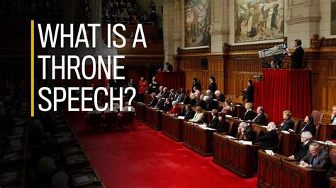 What Is A Throne Speech Youtube