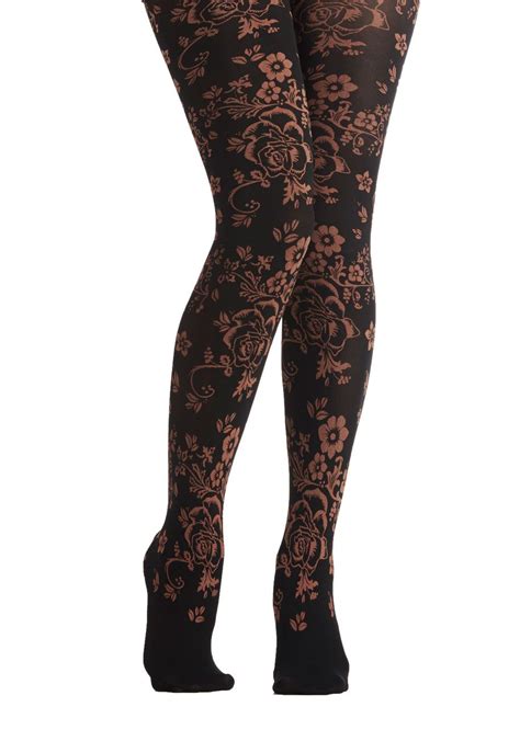 Evening S Aura Tights ModCloth Patterned Tights Tights Fashion