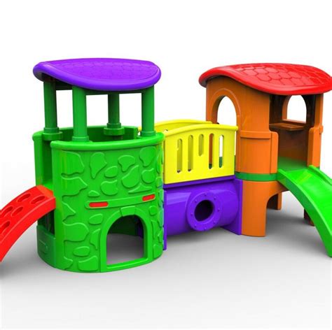 Baby Combined Slide Indoor Playground Kids Plastic Playhouse Children