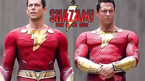 Shazam 2 First Look New Suit And Leaked Video Black Adam Lightning