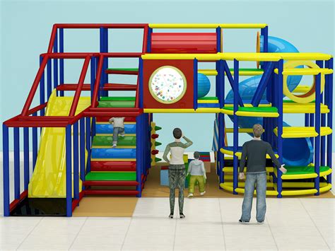 Generic 2 Level Indoor Playground Structure Indoor Playgrounds
