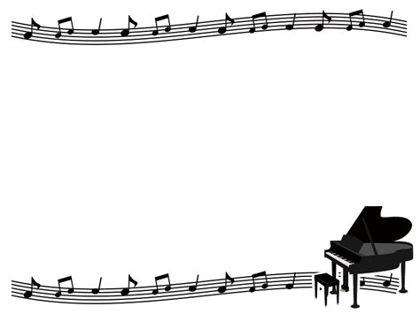 Piano Music Frame Vector Free Download Creazilla