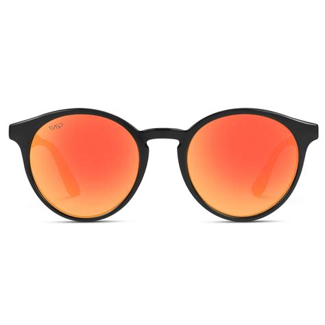 Jay Round Classic Mirrored Lens Womens Retro Frame Sunglasses Wearme Pro