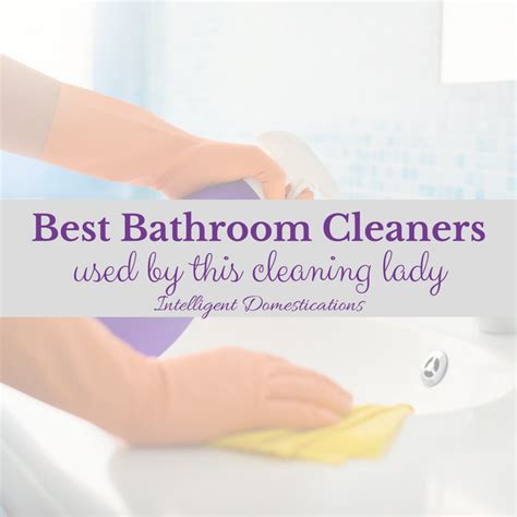 What Are The Best Bathroom Cleaning Products Bathroom Poster