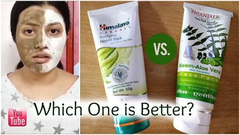It also helped to clear out any spots or marks on my skin. Himalaya Neem v/s Patanjali Neem Face Pack | Which One is ...
