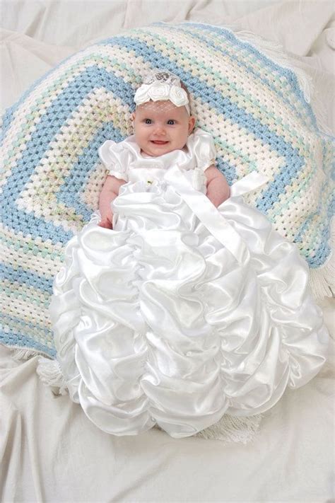 Christening Gown Girl Isabella Baby Girls Blessing Dress Etsy In 2021