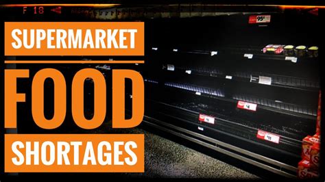 Much of this was due to food spoilage. Supermarket Food Shortages - Heise Says