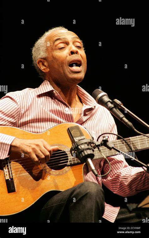 Brazilian Singer And Former Minister Of Culture Gilberto Gil Performs On Stage During The String
